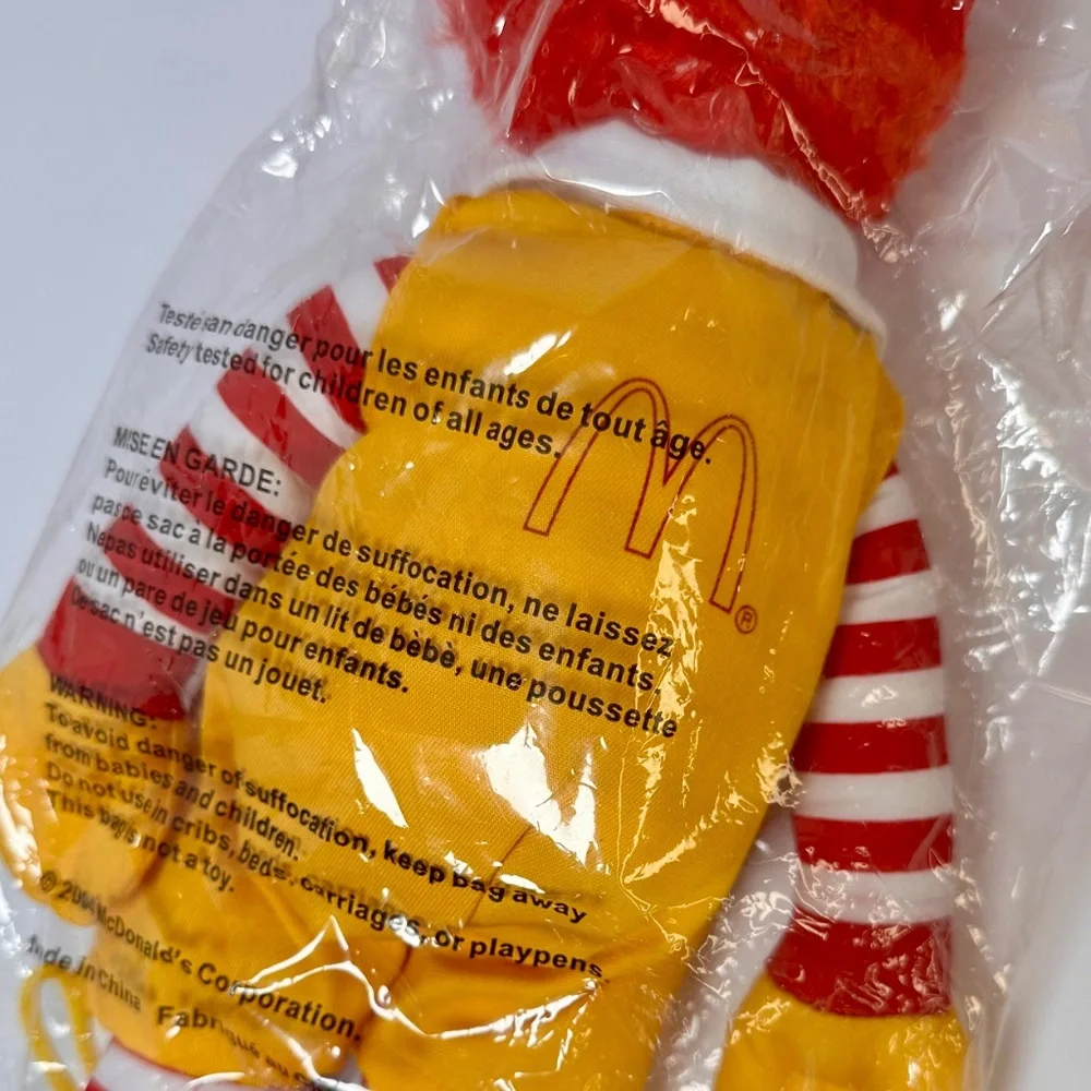 Ronald McDonald Plush Doll | McDonald’s Collectible | New in Bag | 14” - Picture 3 of 6